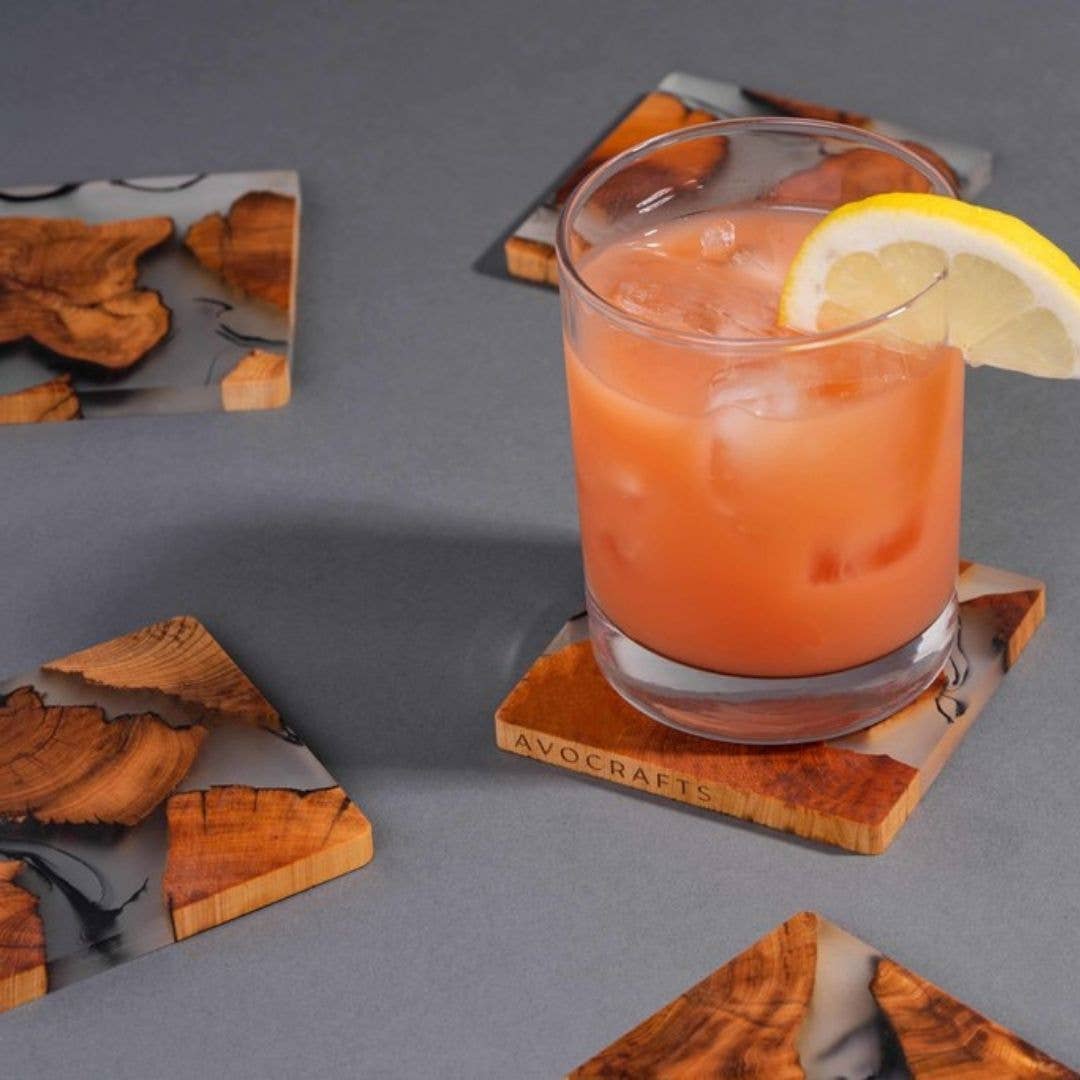 Avocrafts - Wholesale Coasters - Avocrafts Handcrafted Cedar Coasters, Full Set of 66