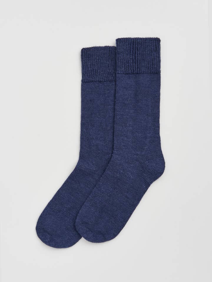Inky Blue Alpaca Socks for wholesale by Pairs Socks