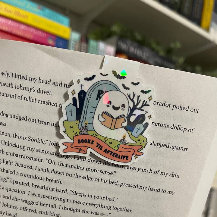 Books Til Afterlife Holografische magnetische bladwijzer voor wholesale door bookshopbykendra