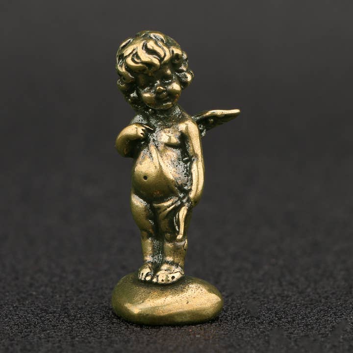 Cupid Bronze Craft Ornaments Miniature Model for wholesale by Gemcohub