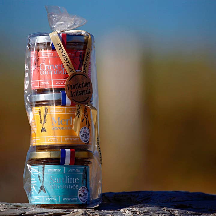 Conserverie Artisanale Maison Marthe - Oléron - Wholesale Preserves - Sea trio - 3 x 90 g