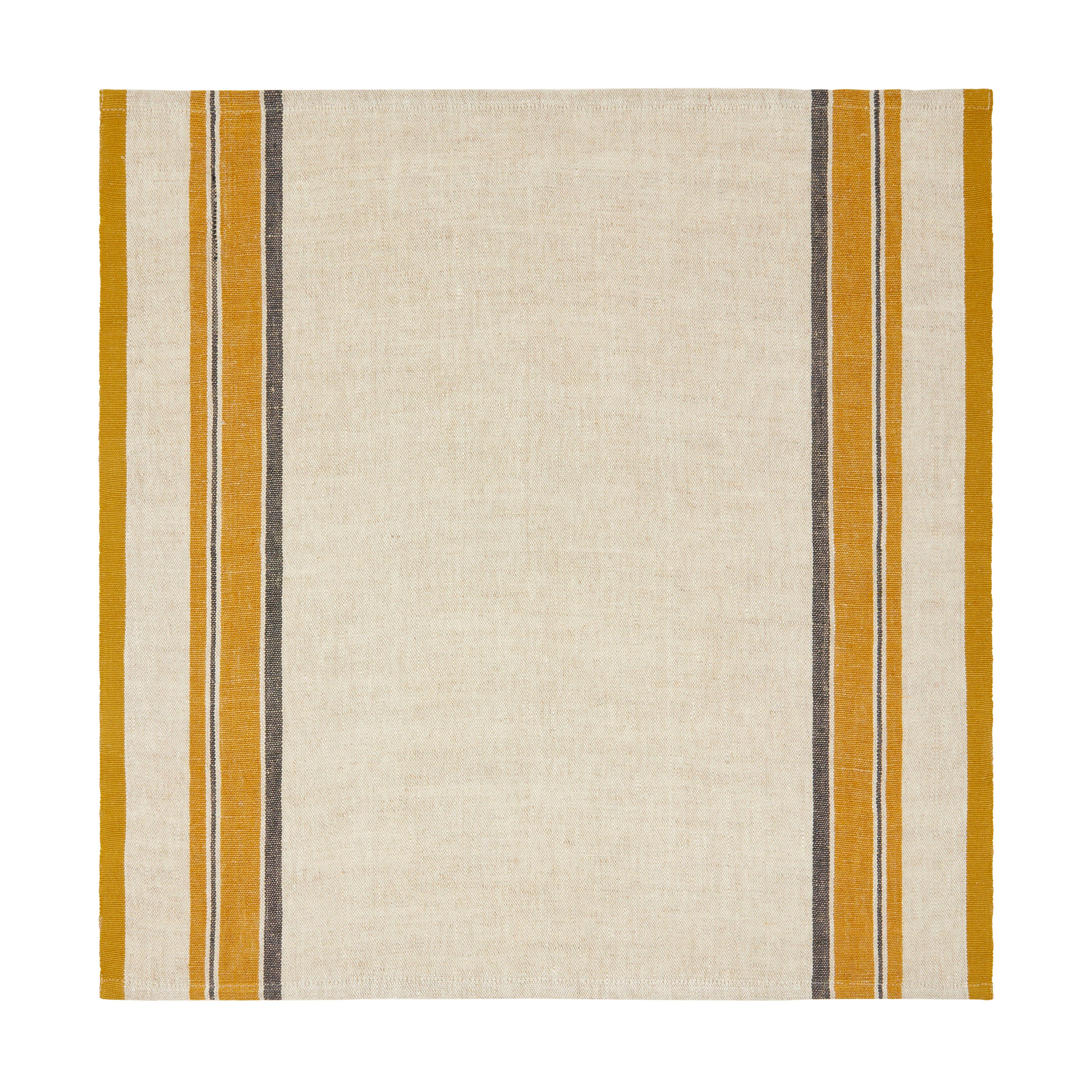 Antibes Natural & Mustard Napkin, Set of 4 for wholesale on Faire2