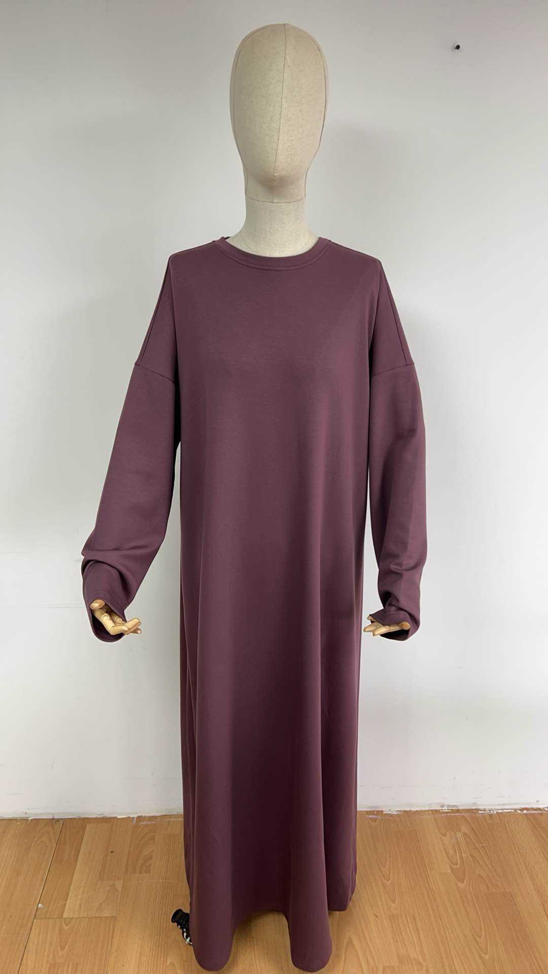 Aawoe Abaya – wholesale Hijab – Women’s – Elegant Abaya Dress With Long Sleeves - 2442-ROB6