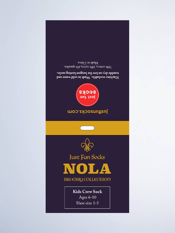 Just Fun Socks - Wholesale Socks - Kids - Kids Beignet & Cocoa Crew Socks5