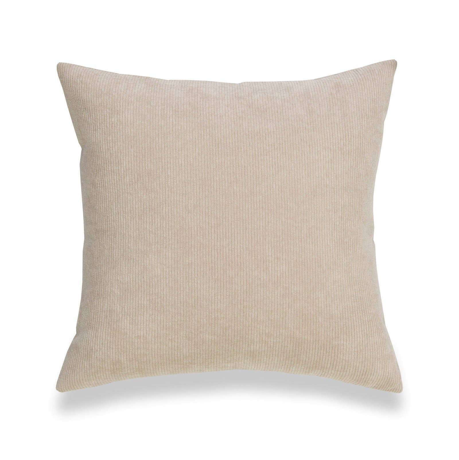 Hofdeco – Großhandel Zierkissenbezug – Moderner Wurfkissenbezug, Cord, Kamel, 45,7 cm1