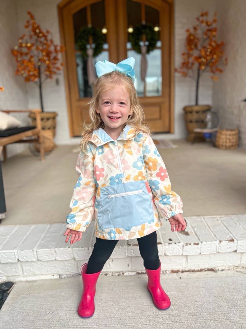 Southern Refinery - Wholesale Raincoat - Kids - Floral Rain Jacket / windbreaker / waterproof / girls jacket3