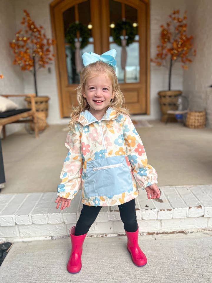 Southern Refinery - Wholesale Raincoat - Kids - Floral Rain Jacket / windbreaker / waterproof / girls jacket3