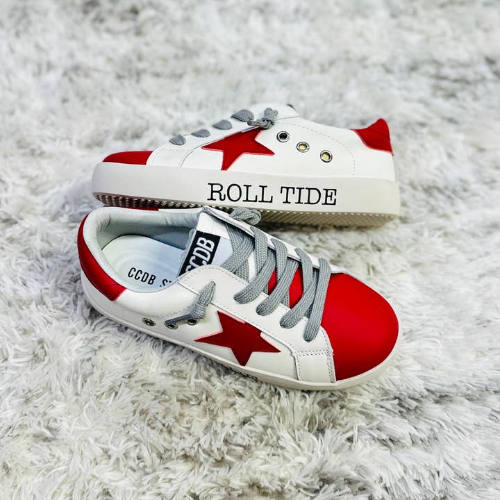 Torn and Trendy - Wholesale Lifestyle Sneakers - Kids - Red Star Sneakers - R. Tide2