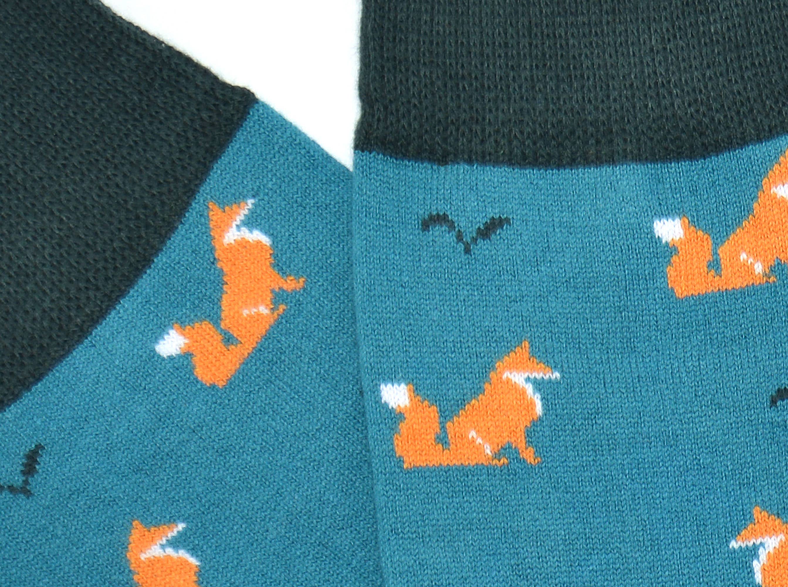 The arctic bay - Wholesale Socks - Unisex - Socks Fox Greenish blue1
