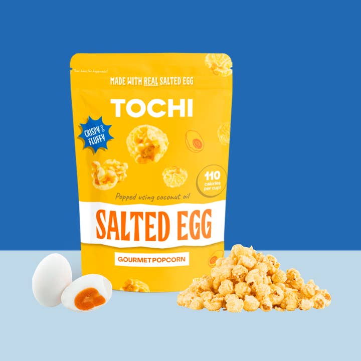 Salted Egg Popcorn for wholesale by Tochi Snacks