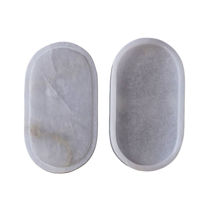 Blue Ocean Traders - Wholesale Decorative Box - Alabaster Box Oval
