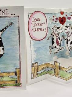 Carte pop-up pour la Saint-Valentin | DKTC | SM | PV41 pour la vente par DICKENS INC.