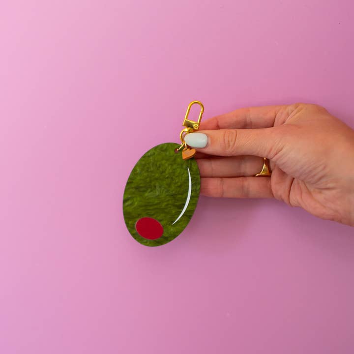 A Shop of Things - Wholesale Keychain - Women's - Olive Keychain