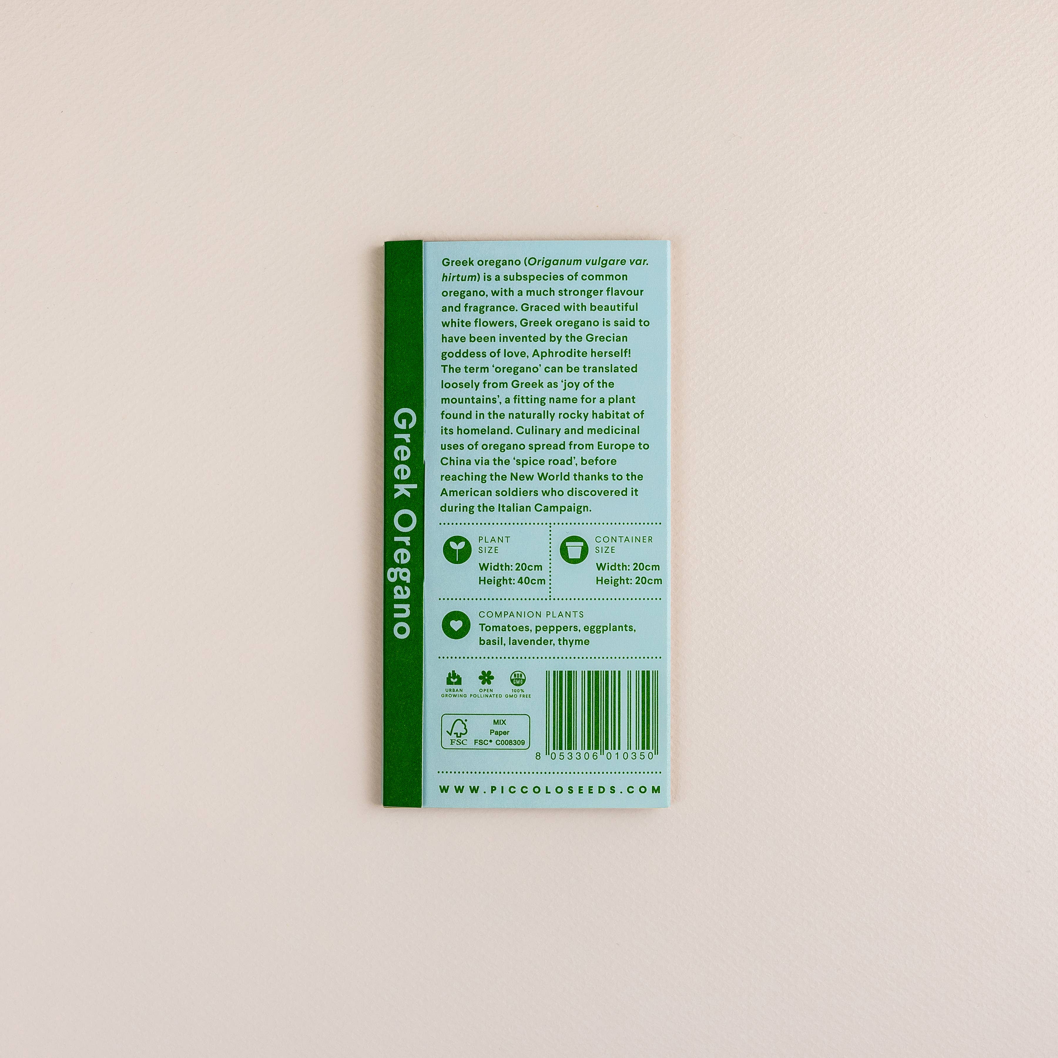 Piccolo Seeds - Vendita all'ingrosso Semi di piante - Origano greco2