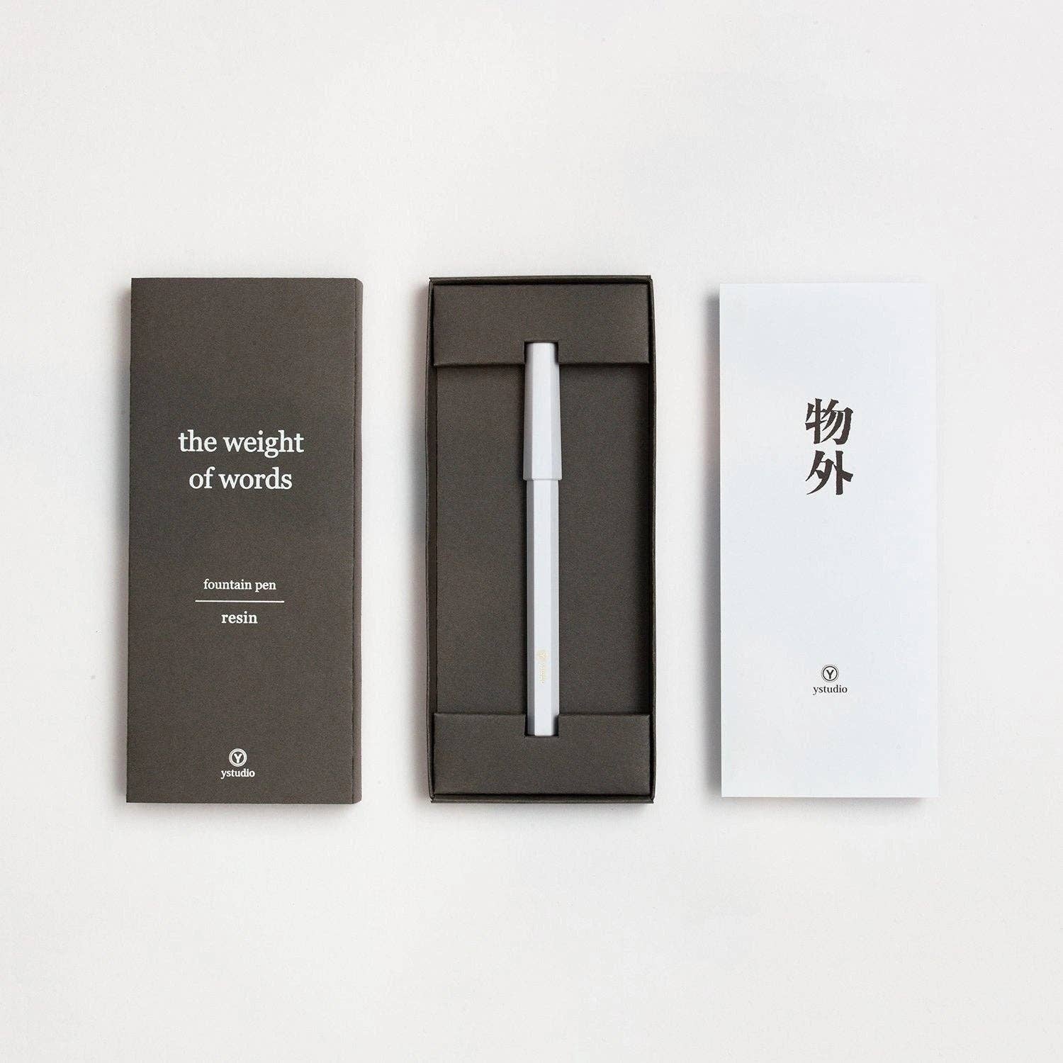 ENTREPÔT - Wholesale Pen - YSTUDIO - Resin Fountain Pen (Black)3