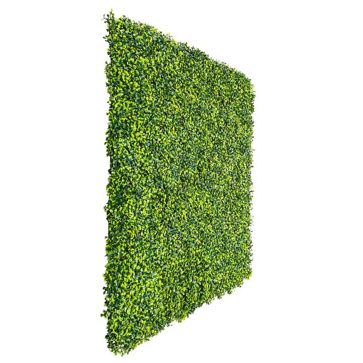 Designer Plants - Wholesale Artificial Plant - Artificial Mixed Boxwood Hedge Panel Wall 40" x 40" 11SQ FT Commercial Grade UV Resistant