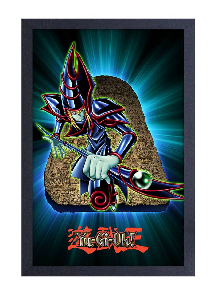 Yu-Gi-Oh - Imprimé encadré magicien foncé pour la vente par Pyramid America