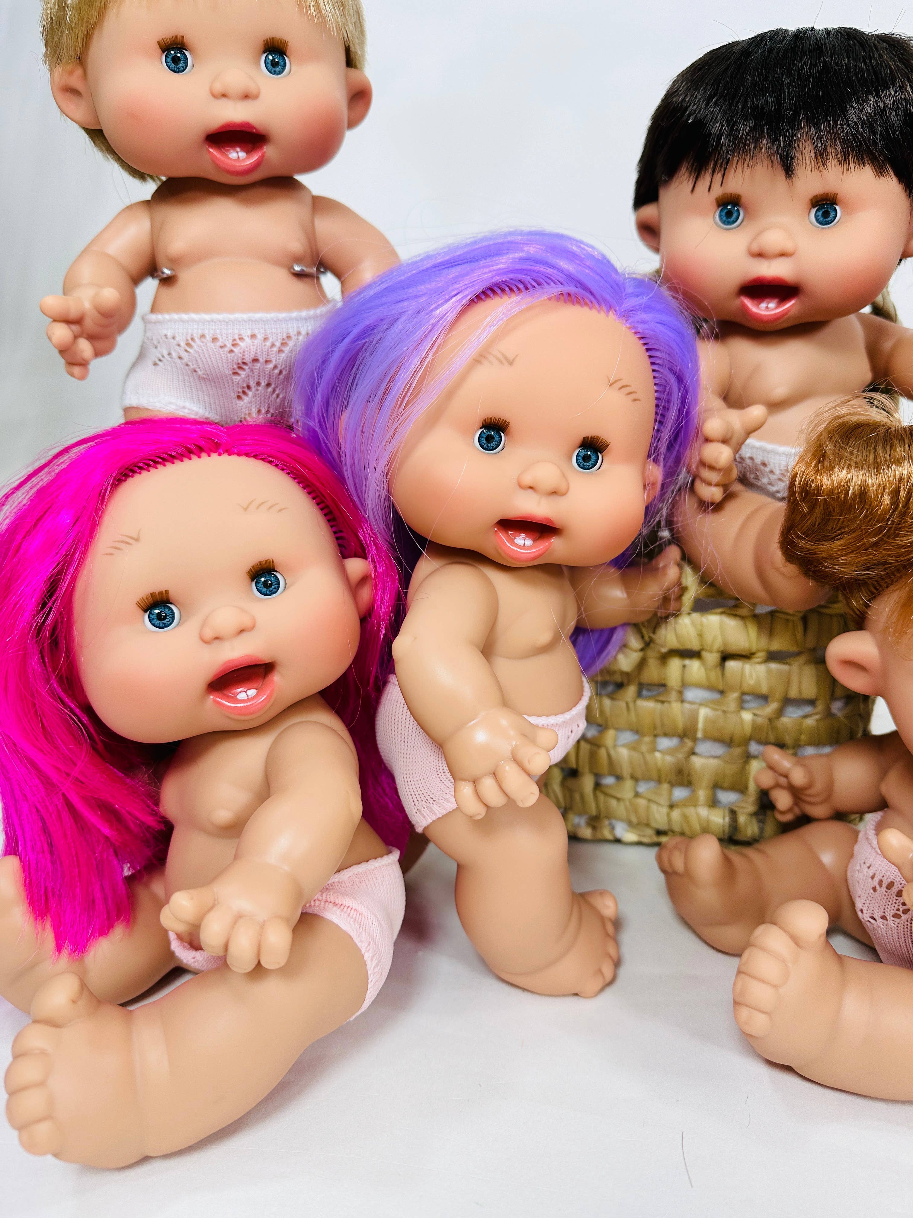 Nines Artesanals d'Onil Dolls - Vendita all'ingrosso Bambola - Bambini - BIANCHERIA INTIMA PER BAMBOLE PECOTE APRI E CHIUDI GLI OCCHI DISPLAY 810