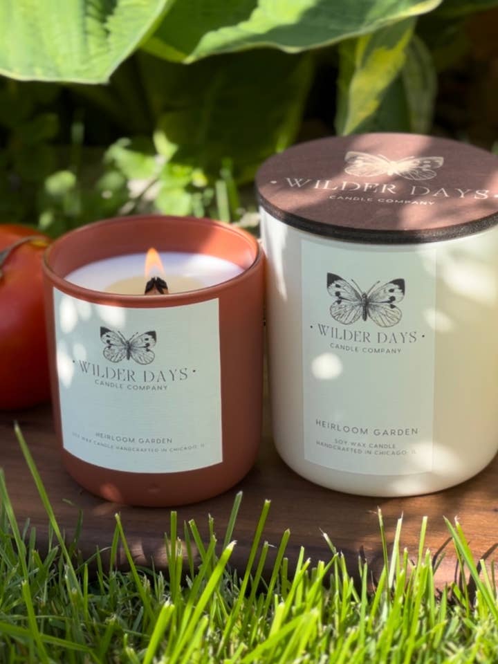 Heirloom Garden | Wood Wick Soy Wax Candle for wholesale by Wilder Days Candle Company