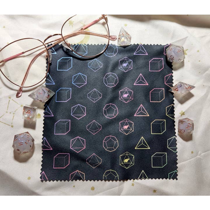 Misul Studios – wholesale Cleaning cloth – Microfiber Cloths: Polyhedral Dice