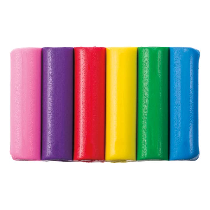 Toysmith - Wholesale Retailer Display - Kids & Baby - Mini Clay, 6 Vibrant Colors, Display of 722