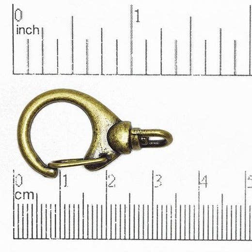 Continental Beads - Wholesale Clasp - 33mm x 19mm Swivel Lobster Claw Sold By The Piece - CL/SW100