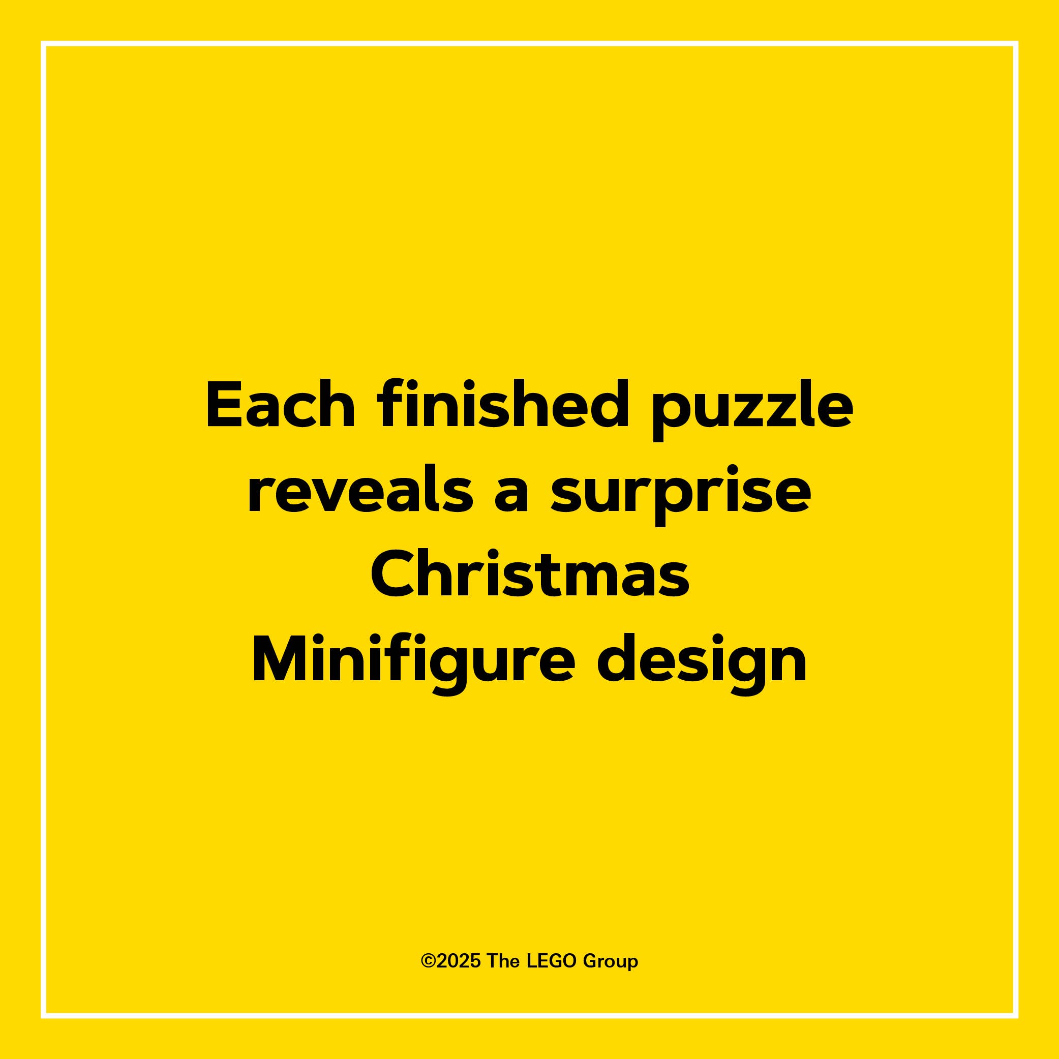 Chronicle Books - Wholesale Puzzle - Adult - LEGO Mystery Minifigure Mini Puzzle (Christmas Edition) 12-Copy CDU9