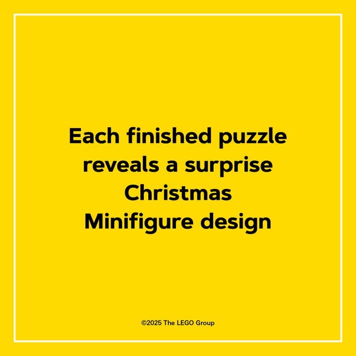 Chronicle Books - Wholesale Puzzle - Adult - LEGO Mystery Minifigure Mini Puzzle (Christmas Edition) 12-Copy CDU9