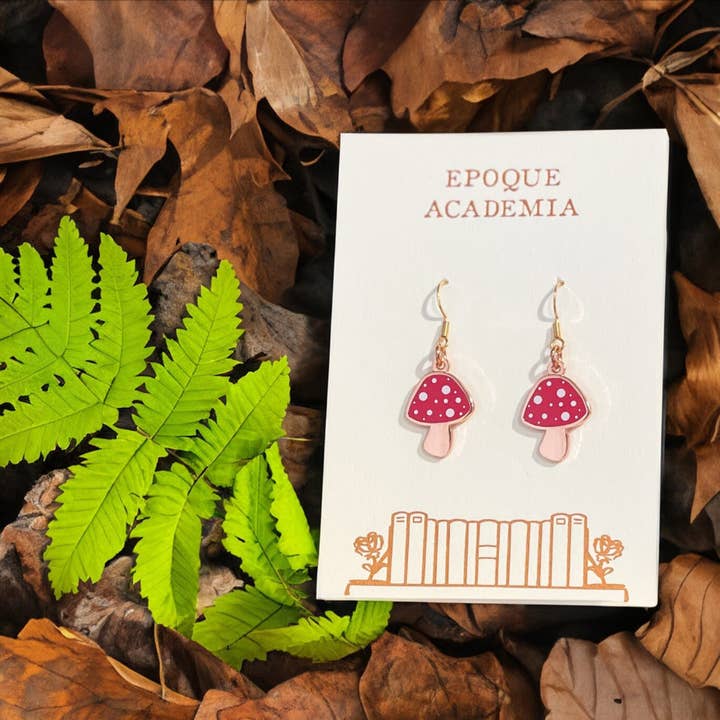 Flugsvampsörhängen för wholesale av Belle's Books & Candles