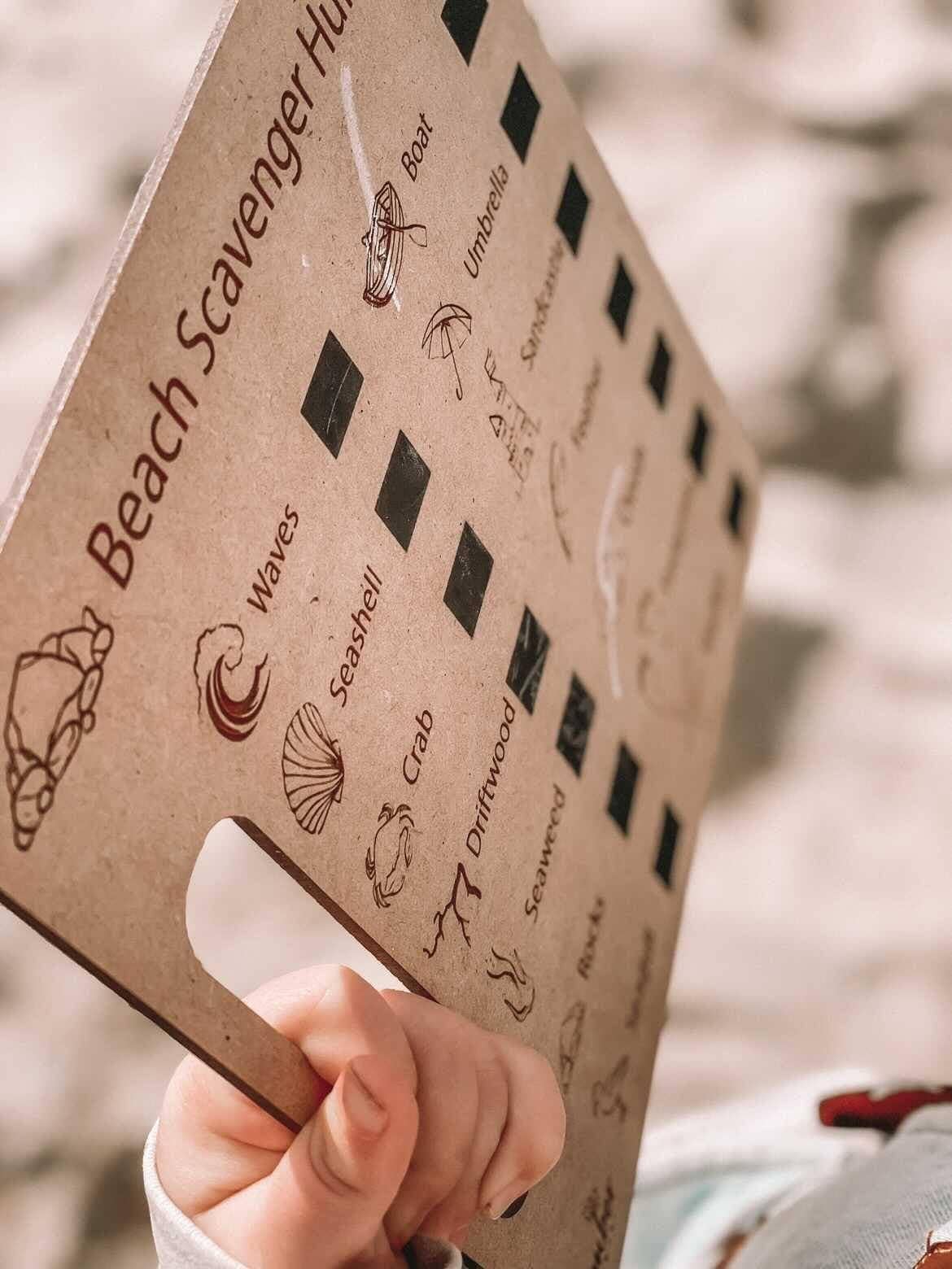 Timber Tots - Wholesale Beach/Pool Toy - Kids & Baby - Beach Scavenger Hunt Board2