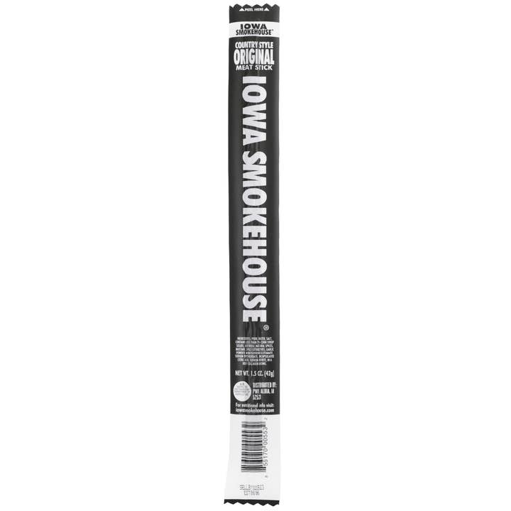 IOWA SMOKEHOUSE - Vente Viande séchée - Bâtonnets à viande Country Style Original de 1,5 oz (24/boîte)1