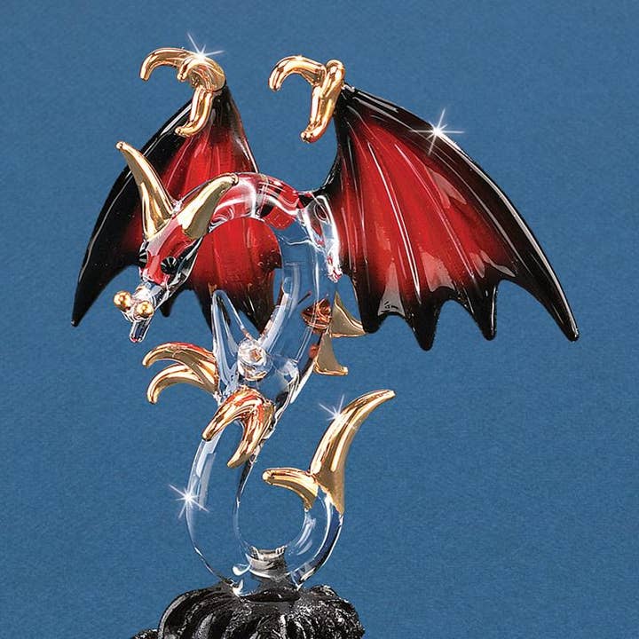 Glass Baron - Wholesale Decorative Figurine - D2 990-B: Scary Dragon1