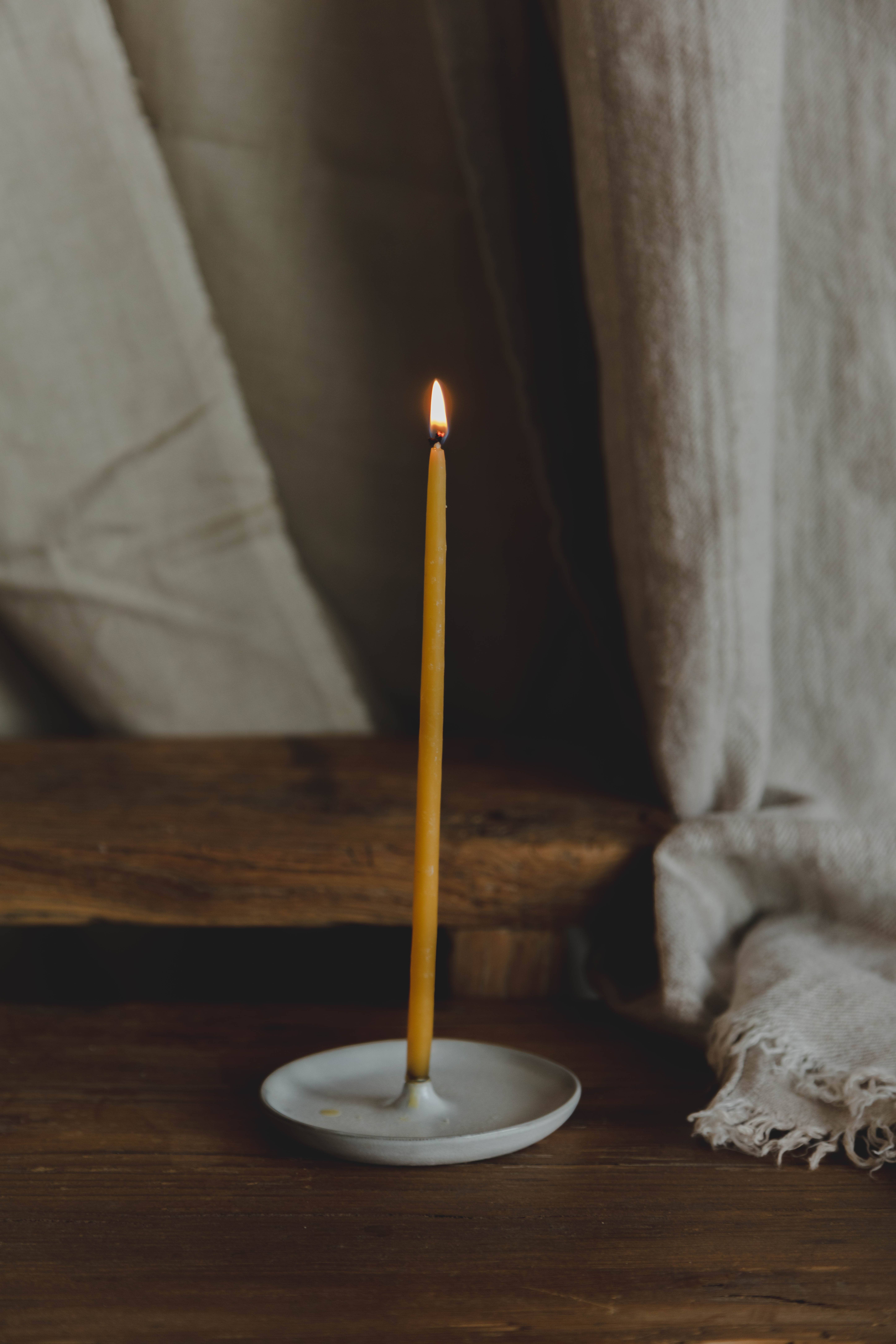 Coe 112 - Wholesale Tapered Candle/Candlestick - 1/4" Monastery Beeswax Candle Taper4