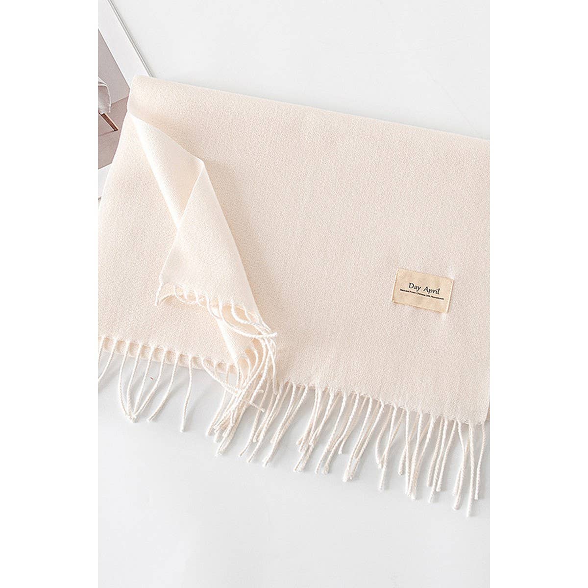 NINEXIS - Vente Écharpe – femme - CWASC1482_ÉCHARPE CHAUDE DE COULEUR UNIE À COL CHÂLE15