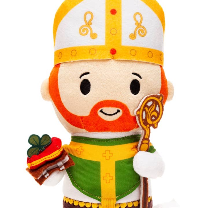 Saint Patrick Catholic Plush Doll | Irish Saints Gift for wholesale by Little Drops of Water®