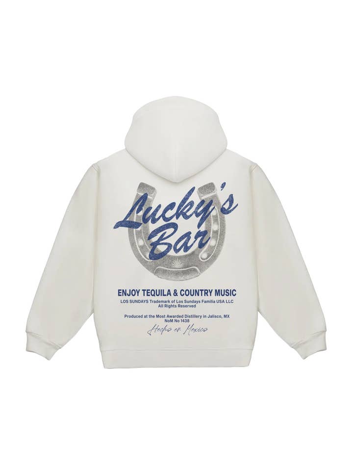Lucky's Hood - White/Navy for wholesale by Los Sundays Tequila