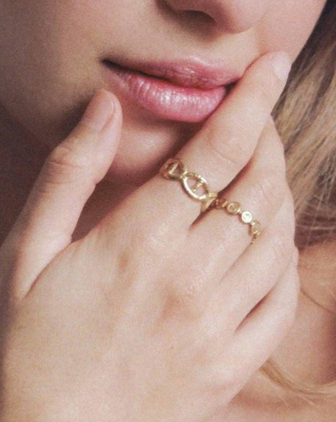 Sun Muse Studio - Wholesale Band/Stacked Ring - 'BLOSSOM Ring'5