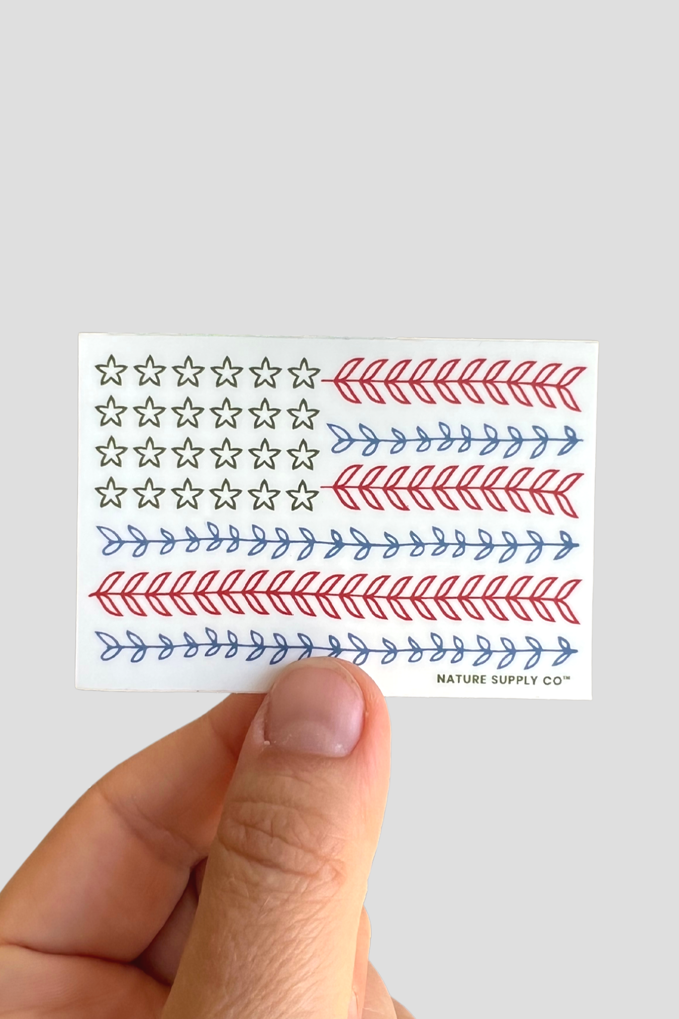 Nature Supply Co - Wholesale Sticker - Nature Flag Sticker – Patriotic Eco Gift1