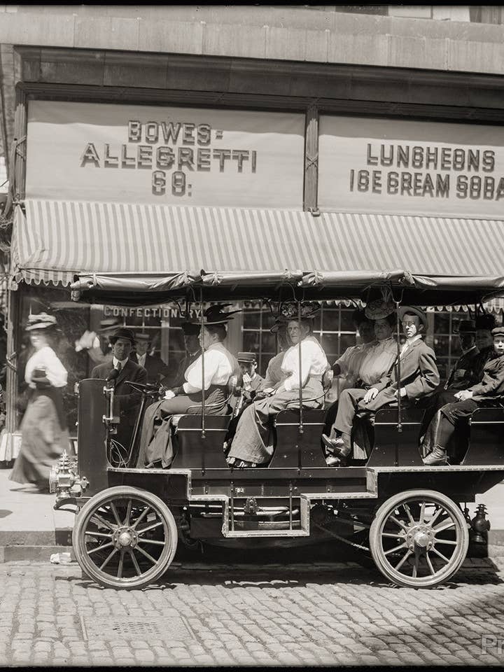 Chicago mit dem Autobus sehen für den Großhandel von Print Collection