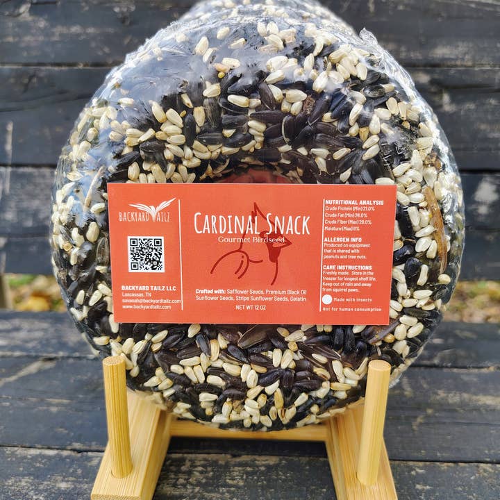 Backyard Tailz - Wholesale Bird Feeder - Birdseed Wreath (Cardinal Snack)5