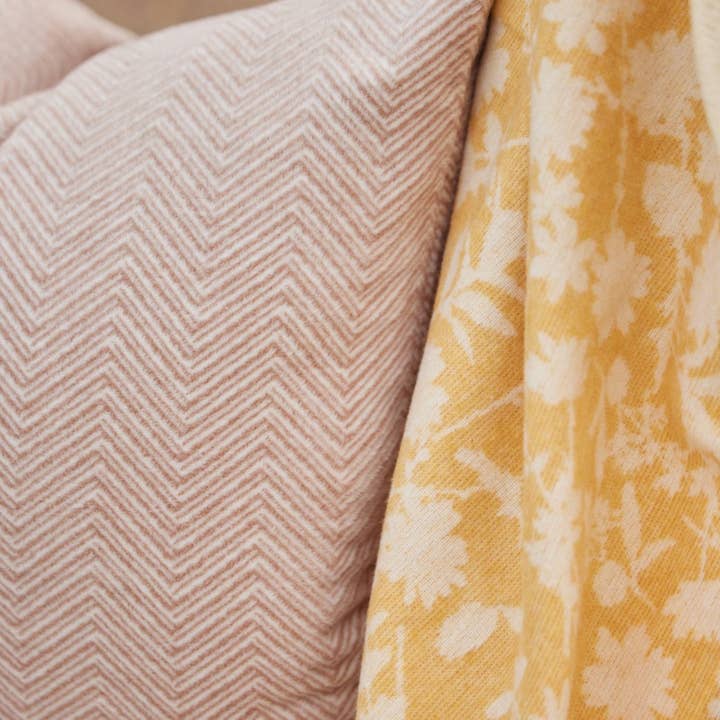 ChappyWrap – Capa de almofada decorativa por atacado – Capas de Almofada Bayside Herringbone Throw - Bronzeado3