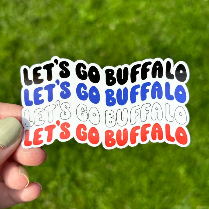 Let's Go Buffalo Sticker/Magnet | Car Sticker | Buffalo for wholesale by MVM Graphics