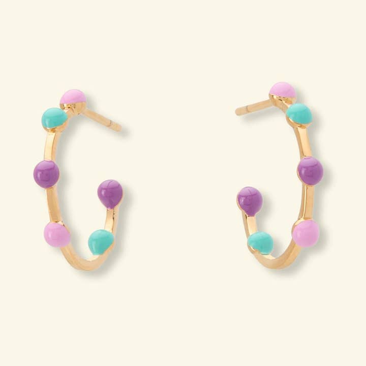 Brincos de Argola Bolla por atacado de DOLCETTO DESIGNS