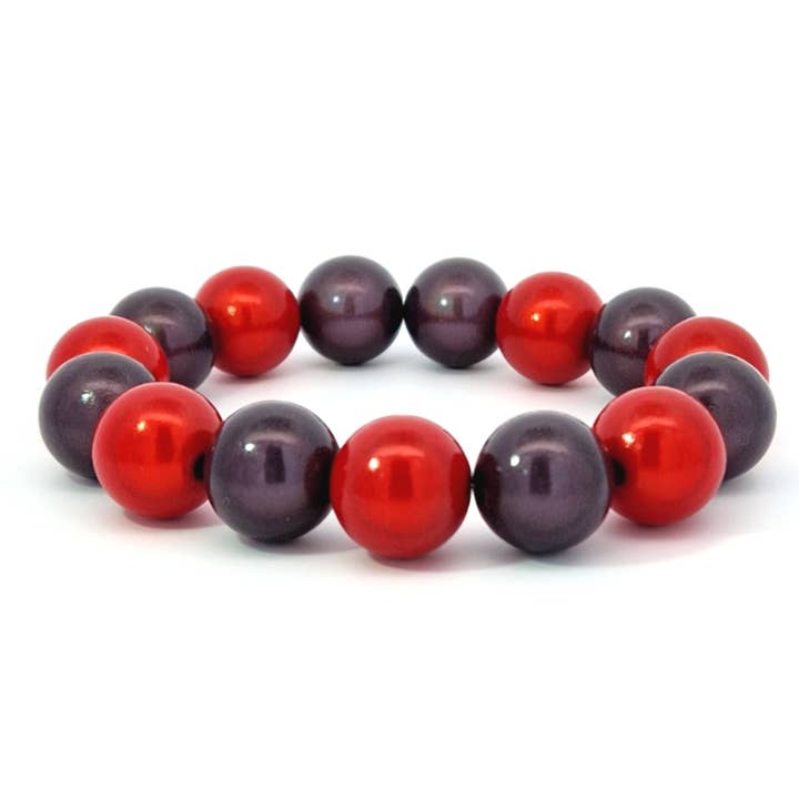 Bracelet Wonder fire - shades of grey 14mm for wholesale by Impala