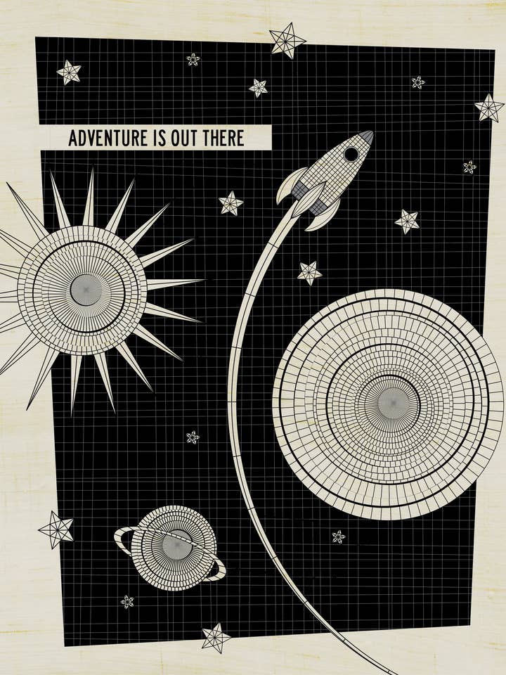 Das Abenteuer ist da draußen für den Großhandel von Lucky Skye Graphics