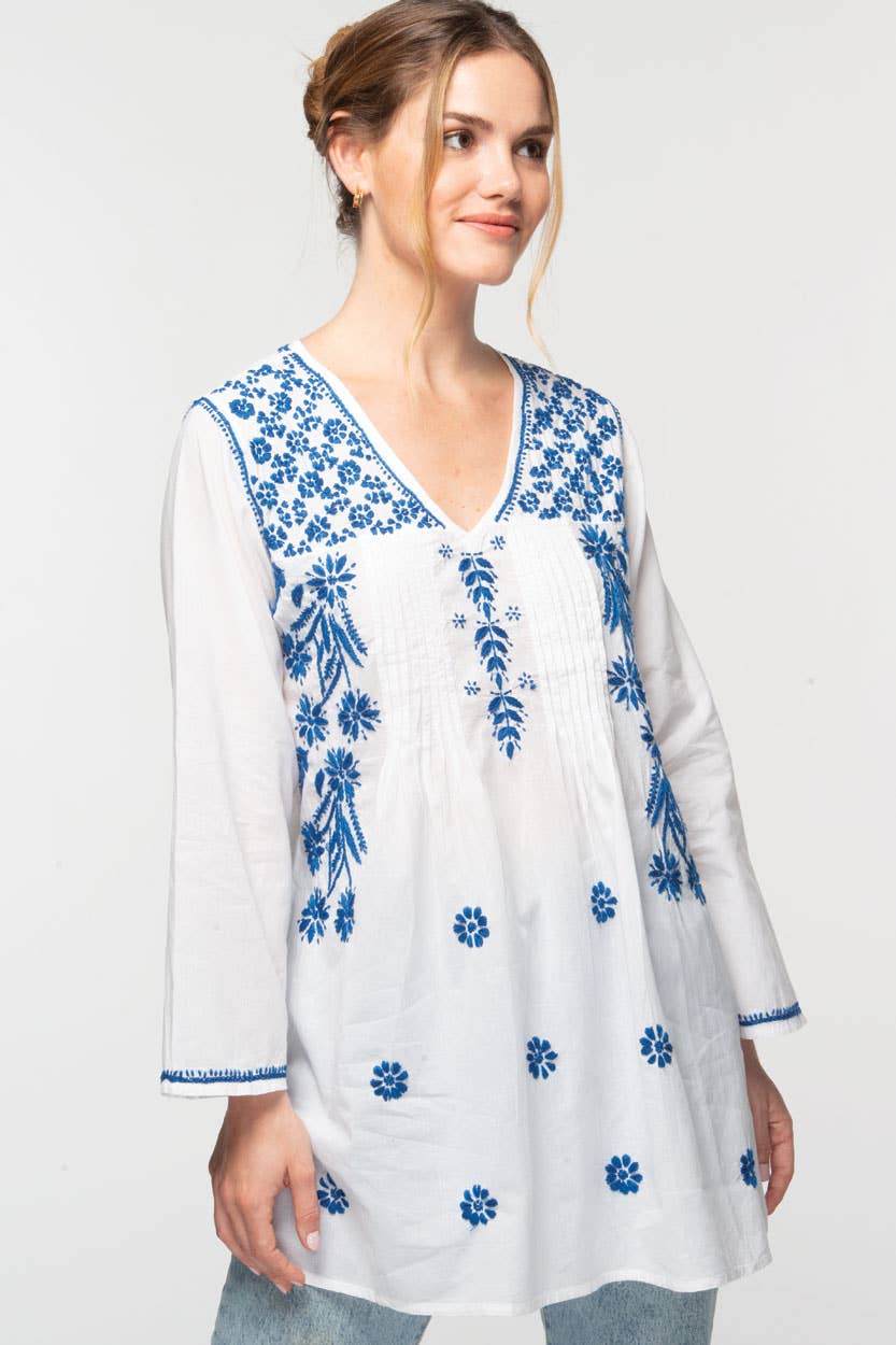 Sevya Handmade - Wholesale Tunic - Women's - Divya Hand-Embroidered Cotton Tunic13
