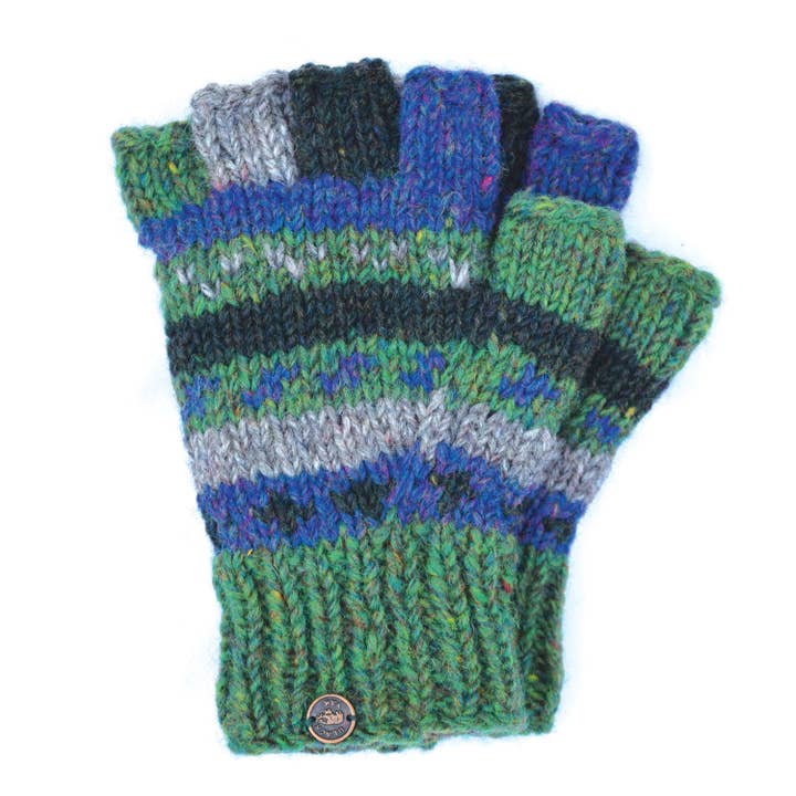 Black Yak Ltd - Venta al por mayor Guantes - Unisex - Guantes sin Dedos - Pura Lana - Comercio Justo