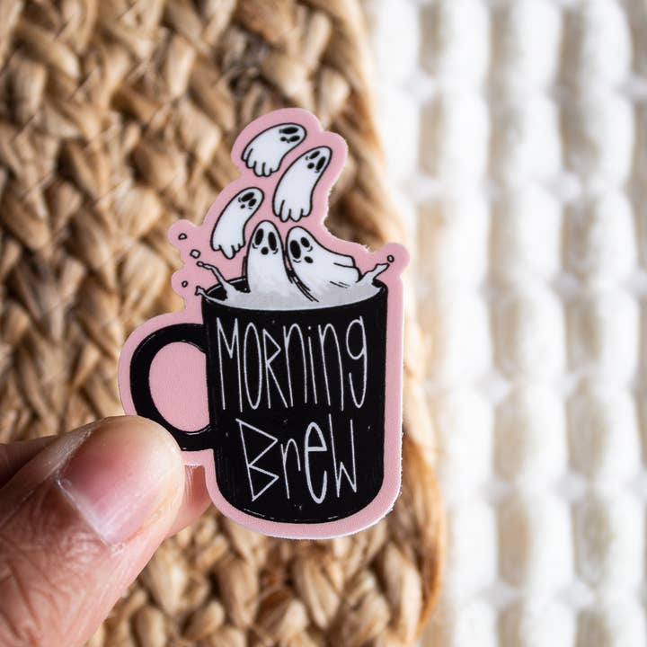 DeSilva Design Studio - Wholesale Sticker - Morning Brew Sticker!2