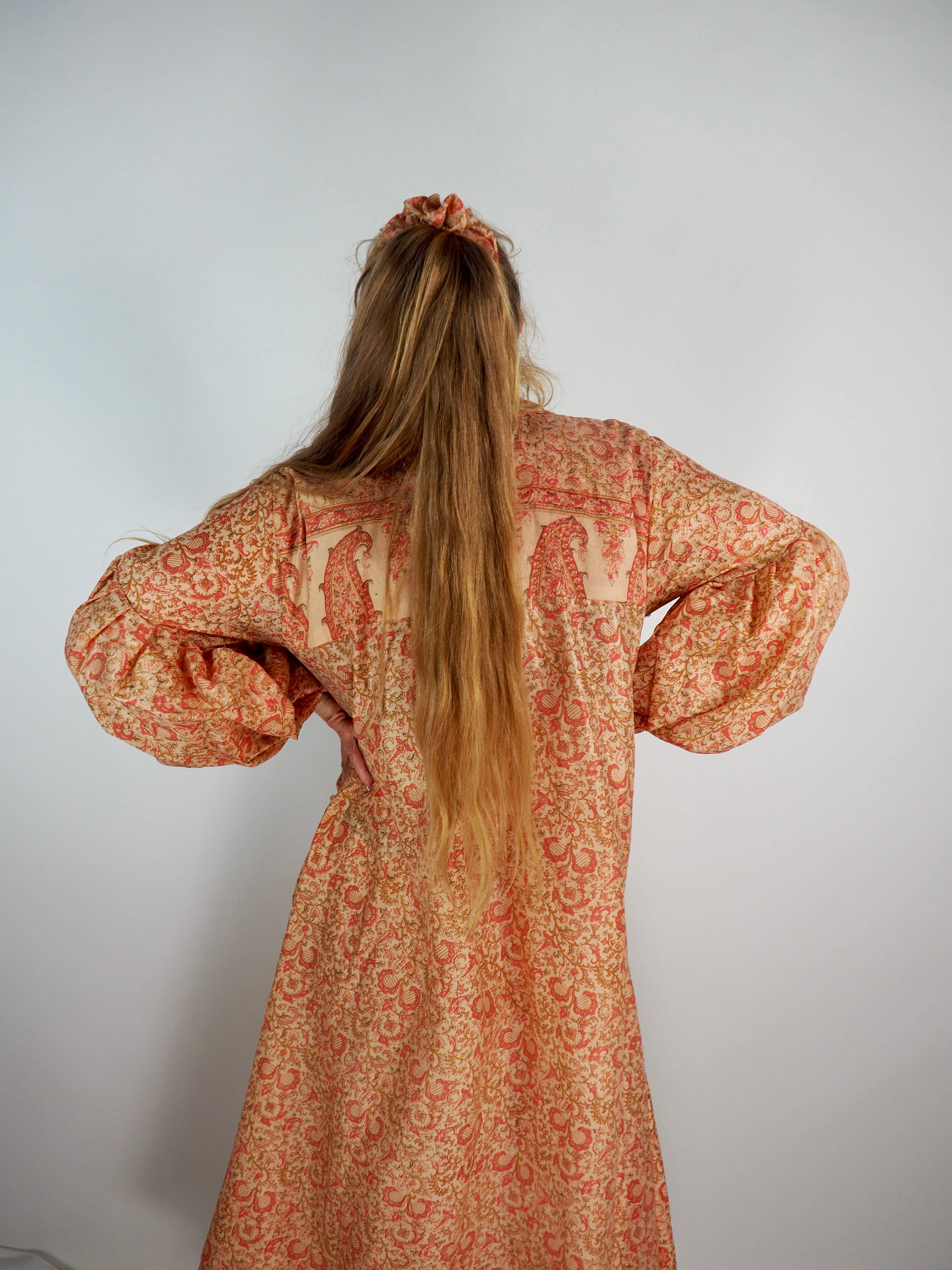 Vagabond Ibiza - Wholesale Dress - Women's - The Lenya Dress– Up-cycled Vintage Sari Dress 34