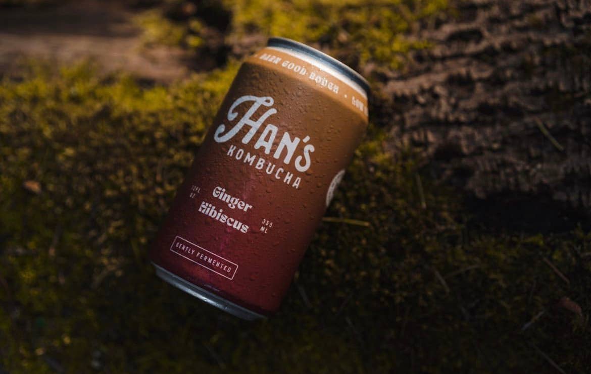 Han's Kombucha by HK Brewing Collective - Wholesale Kombucha - Ginger Hibiscus Kombucha2